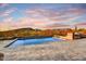 Spacious pool and spa with built-in barbecue and mountain views at 9930 E Miramonte Dr, Scottsdale, AZ 85262
