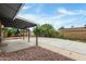 Spacious backyard with large covered patio, perfect for outdoor entertaining at 3425 W Acoma Dr, Phoenix, AZ 85053