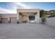 View of a modern garage featuring an RV and off-road vehicle, offering ample space for storage and recreation at 8877 E Charolais Dr, Scottsdale, AZ 85262