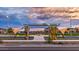 Community skatepark near the Deck sign, featuring recreational spaces and colorful sunshades for residents' enjoyment at 10331 E Wavelength Ave, Mesa, AZ 85212