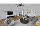 Modern living room with stylish furniture and decor at 2246 W Mulberry Dr, Phoenix, AZ 85015