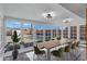 Indoor/outdoor dining room with a clear view of the backyard and pool at 2246 W Mulberry Dr, Phoenix, AZ 85015