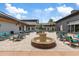 Relaxing community courtyard with seating, fountain, and landscaping at 5725 S 101St St, Mesa, AZ 85212