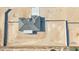 Top-down aerial view of a home featuring a newly installed roof and surrounding plot at 18083 W Amber Dr, Goodyear, AZ 85338