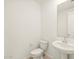 Small bathroom with single vanity and toilet at 36893 W La Paz St, Maricopa, AZ 85138