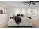 Luxurious bedroom with ensuite bathroom and large bed with a cozy blanket at 5919 N 45Th St, Phoenix, AZ 85018