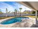 Stunning kidney shaped pool with mountain views at 5919 N 45Th St, Phoenix, AZ 85018