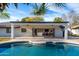 Relaxing kidney shaped pool with covered patio and kitchen access at 5919 N 45Th St, Phoenix, AZ 85018