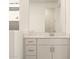 Bright bathroom with a vanity and mirror at 36894 W La Paz St, Maricopa, AZ 85138