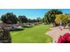 Landscaped lawn area in the community at 5830 E Mckellips Rd # 3, Mesa, AZ 85215