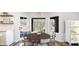Bright dining area with a round table and four chairs at 1622 E Nighthawk Way, Phoenix, AZ 85048