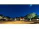 Night view of gated community entrance at 1622 E Nighthawk Way, Phoenix, AZ 85048
