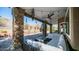 Spacious covered patio with outdoor seating and a mountain view at 1622 E Nighthawk Way, Phoenix, AZ 85048