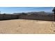 Expansive backyard featuring mountain views and a block wall for privacy at 20293 N 225Th Dr, Surprise, AZ 85387