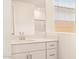 Bathroom vanity with sink and modern chrome faucet at 36954 W La Paz St, Maricopa, AZ 85138