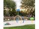 Gathering-friendly splash pad with colorful features and a tranquil water view creating a fun environment at 4196 E Bonanza Rd, Gilbert, AZ 85297