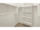 Walk-in closet providing ample storage with shelving and hanging space to keep belongings organized at 4256 W Jeanette Ln, San Tan Valley, AZ 85144