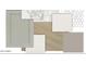 Kitchen design options with gray cabinets, quartz countertops, and hexagon tile backsplash at 17978 W Long Lake Rd, Goodyear, AZ 85338