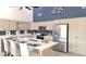 Modern kitchen with stainless steel appliances and an island at 8053 E Natal Ave, Mesa, AZ 85209