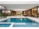 Breathtaking pool and patio area offering multiple spaces and stunning views into the home at 6623 N Hillside Dr, Paradise Valley, AZ 85253
