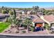 Luxury home with solar panels, desert landscaping, and a spacious backyard at 23228 N Gaviota Dr, Sun City West, AZ 85375