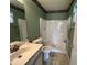 Bathroom with shower stall and single vanity at 1871 E Westchester Dr, Chandler, AZ 85249