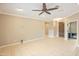 Neutral living space with tile flooring and potential to personalize the interior at 13668 W Figueroa Dr, Sun City West, AZ 85375