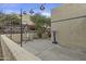 Paver patio with hammock and basketball hoop surrounded by beautiful desert landscaping at 6159 S Avenida Del Sol --, Gold Canyon, AZ 85118