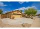 Charming single-story home with a well-maintained yard and a two-car garage, creating an inviting curb appeal at 2156 E Aloe Pl, Chandler, AZ 85286