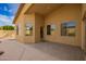 Covered patio with concrete flooring and many windows for ample natural light at 2156 E Aloe Pl, Chandler, AZ 85286