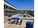 Community pool with barbecue and picnic area for outdoor enjoyment at 18202 N Cave Creek Rd # 107, Phoenix, AZ 85032