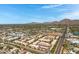 Aerial perspective showing the community and surrounding area at 5525 E Thomas Rd # F8, Phoenix, AZ 85018