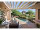 Covered patio looking out to pool and backyard at 6301 N 51St Pl, Paradise Valley, AZ 85253
