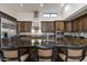 Gourmet kitchen with granite counters, an island and stainless steel appliances at 9216 E Sky Line Dr, Scottsdale, AZ 85262