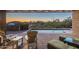 Inviting outdoor pool area with lounge chairs, sunset views, and desert landscape for relaxation at 9216 E Sky Line Dr, Scottsdale, AZ 85262