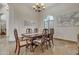 Dining room featuring a chandelier, mirror, window, and plenty of room to gather at 4222 E Brown Rd # 31, Mesa, AZ 85205