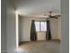 Bedroom featuring neutral paint, carpet and a ceiling fan at 3922 N Creosote Ct, Casa Grande, AZ 85122
