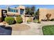 Modern condo building with walkway and desert landscaping at 7401 N Scottsdale Rd # 3, Paradise Valley, AZ 85253