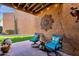 Covered patio with string lights and comfortable seating at 7401 N Scottsdale Rd # 3, Paradise Valley, AZ 85253