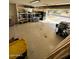 Spacious two car garage with built in shelving at 3202 E Decatur St, Mesa, AZ 85213