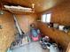 Interior view of a shed used for storage and gardening at 3202 E Decatur St, Mesa, AZ 85213