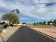 Street view with lawns and landscaping at 3202 E Decatur St, Mesa, AZ 85213