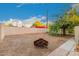 Large backyard with gravel and trees at 821 E Roeser Rd, Phoenix, AZ 85040