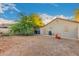 Backyard view of home and storage at 821 E Roeser Rd, Phoenix, AZ 85040