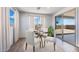 Cozy dining room with natural light and sliding glass doors to the patio at 25149 N 171St Ave, Surprise, AZ 85387