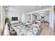 Stylishly staged living room with modern decor and open floorplan at 25149 N 171St Ave, Surprise, AZ 85387