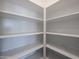 Walk-in pantry with plenty of shelving provides ample storage space at 40010 W Bravo Dr, Maricopa, AZ 85138
