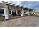 Covered patio with outdoor seating, ideal for relaxation and gatherings at 25219 S 194Th St, Queen Creek, AZ 85142