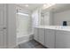 Double vanity bathroom with shower/tub combo at 3714 S 58 Dr, Phoenix, AZ 85043