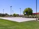 Full-size outdoor basketball court at 2668 E San Miguel Dr, Casa Grande, AZ 85194